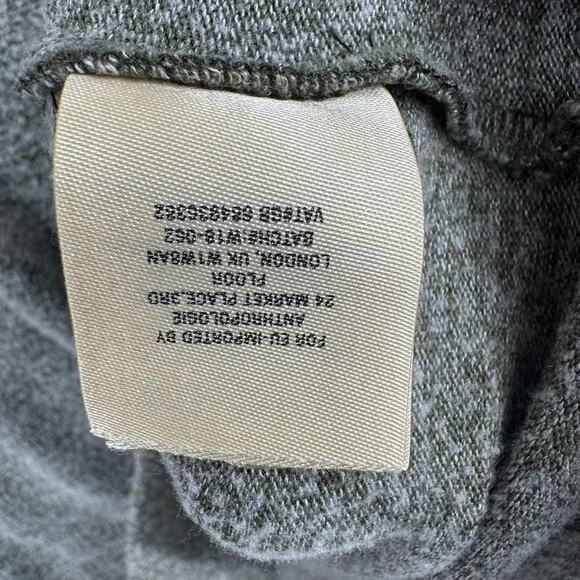 Saturday Sunday Anthropologie Cold Shoulder Sweater Womens XL Heathered Gray - Picture 8 of 13